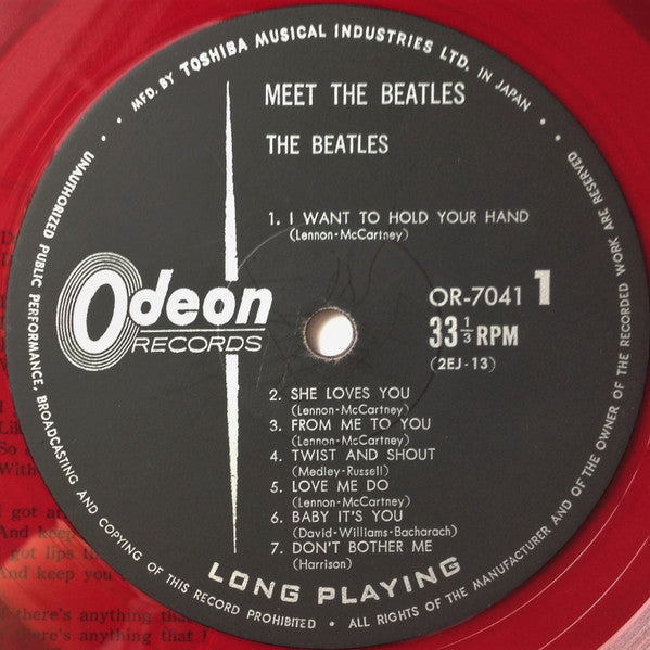 The Beatles - Meet The Beatles! = ビートルズ! (Vinyl, LP, Album, Mono)
