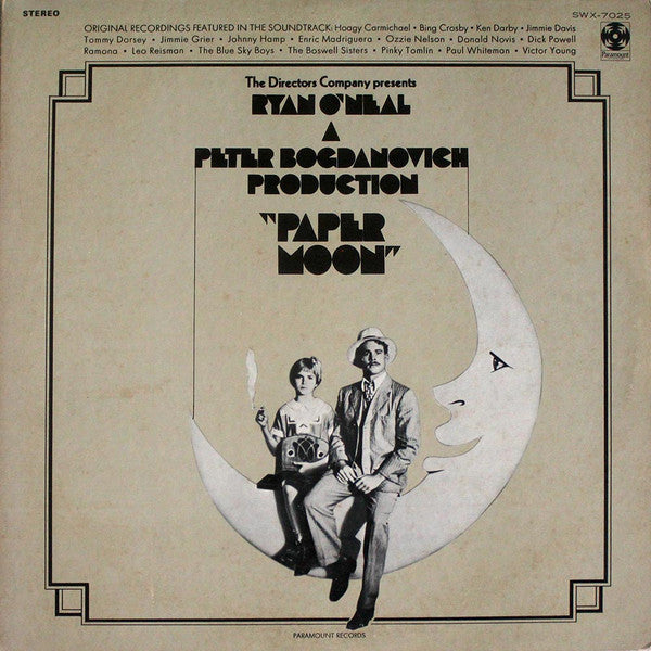 Various - Paper Moon: Original Recordings Featured In The Soundtrack (Vinyl, LP, Compilation) Very Good (VG) / Very Good (VG)
