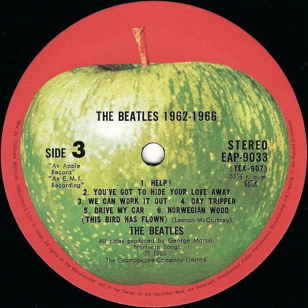 The Beatles - 1962-1966 = 1962年〜1966年 (Vinyl, LP, Album, Compilatio...