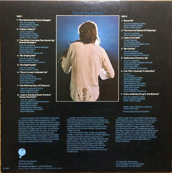 Dave Swarbrick - Swarbrick (Vinyl, LP, Album, Reissue) Very Good Plus (VG+) / Very Good Plus (VG+)