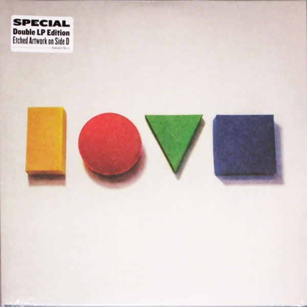 Jason Mraz - Love Is A Four Letter Word (Vinyl, Vinyl, LP, Album, LP, Single Sided, Album, Etched) Very Good Plus (VG+) / Very Good Plus (VG+)