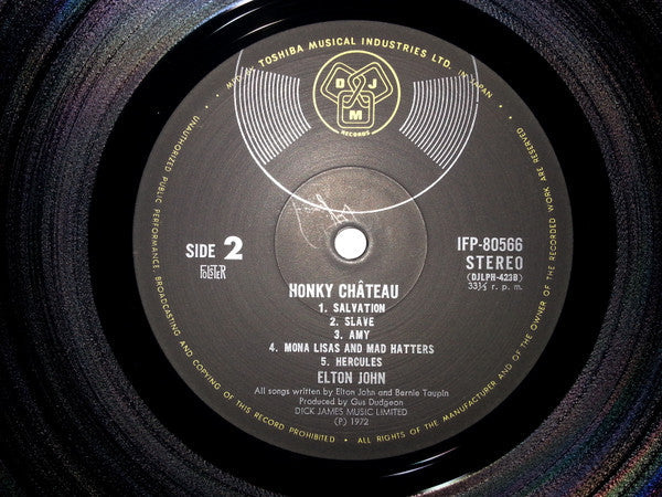 Elton John - Honky Château (Vinyl, LP, Album, Reissue)
