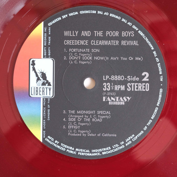Creedence Clearwater Revival - Willy And The Poor Boys (Vinyl, LP, ...