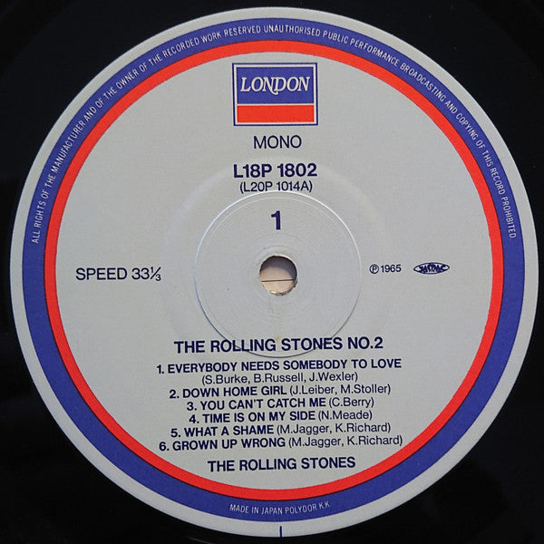 The Rolling Stones - No. 2 (Vinyl, LP, Album, Reissue, Mono) Very Good Plus (VG+) / Very Good (VG)