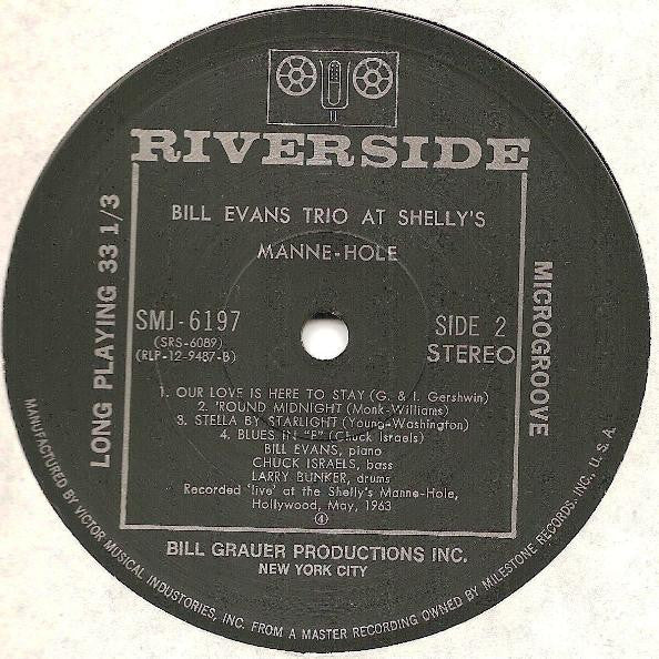 The Bill Evans Trio - At Shelly's Manne-Hole, Hollywood, California (Vinyl, LP, Album, Reissue) Near Mint (NM or M-) / Near Mint (NM or M-)