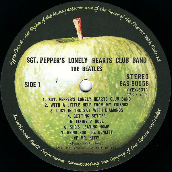 The Beatles - Sgt. Pepper's Lonely Hearts Club Band (Vinyl, LP, Album, Reissue, Stereo) Good Plus (G+) / Very Good (VG)