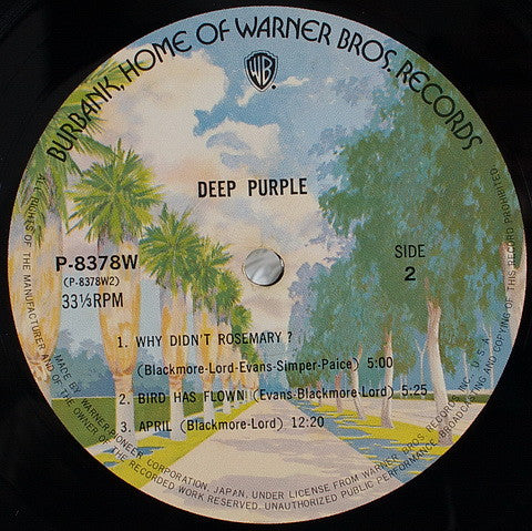 Deep Purple - Deep Purple (Vinyl, LP, Album, Reissue) Very Good Plus (VG+) / Very Good Plus (VG+)