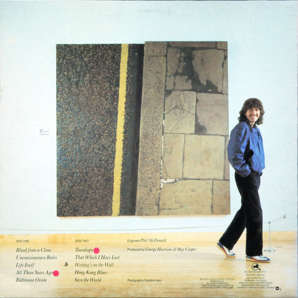 George Harrison - Somewhere In England (Vinyl, LP, Album, Stereo)