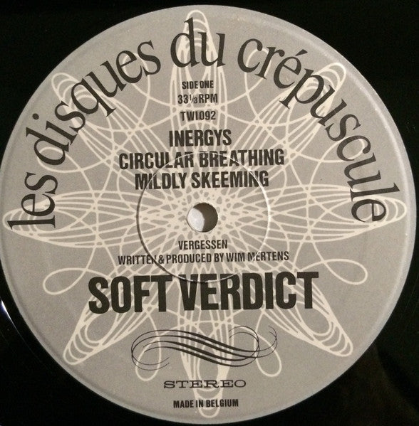 Soft Verdict - Vergessen (Vinyl, LP, Album, Stereo) Very Good (VG) / Very Good Plus (VG+)