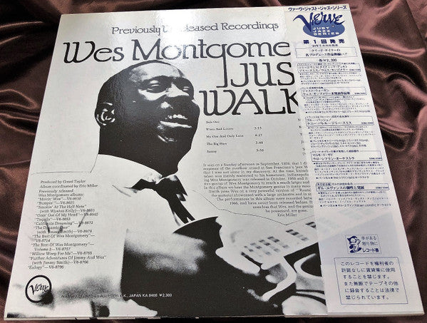 Wes Montgomery - Just Walkin' (Vinyl, LP, Album, Reissue, Stereo) Very Good Plus (VG+) / Good Plus (G+)