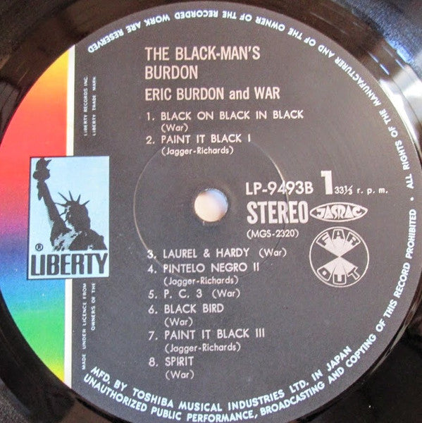 Eric Burdon & War - The Black-Man's Burdon (Vinyl, LP, Album, Stereo)
