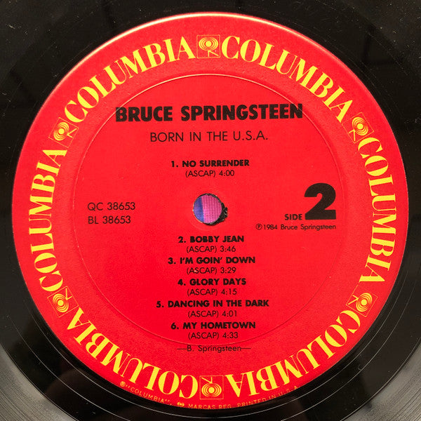 Bruce Springsteen - Born In The U.S.A. (Vinyl, LP, Album) Very Good (VG) / Good Plus (G+)