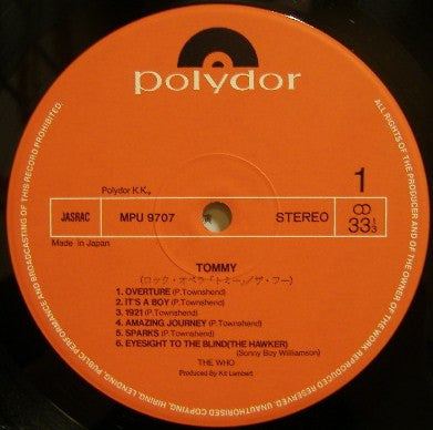 The Who - Tommy (2xVinyl, LP, Album, Reissue, Stereo) Good Plus (G+) / Very Good Plus (VG+)