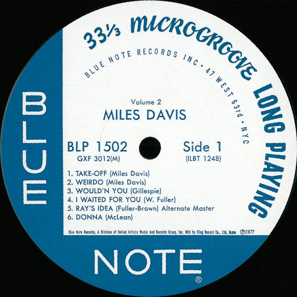 Miles Davis - Volume 2 (Vinyl, LP, Compilation, Limited Edition, Re...