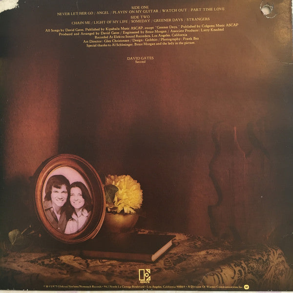 David Gates - Never Let Her Go (Vinyl, LP, Album) Very Good (VG) / Very Good (VG)