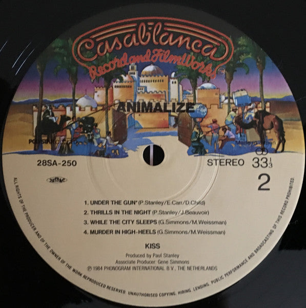 Kiss - Animalize (Vinyl, LP, Album, Stereo)