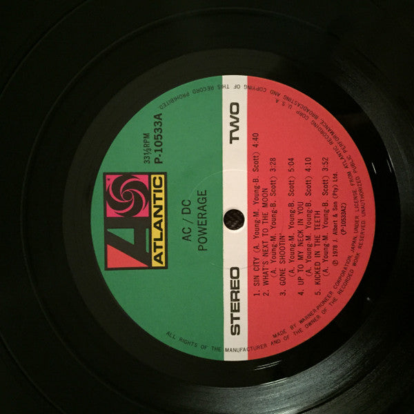 AC/DC - Powerage (Vinyl, LP, Album, Stereo)