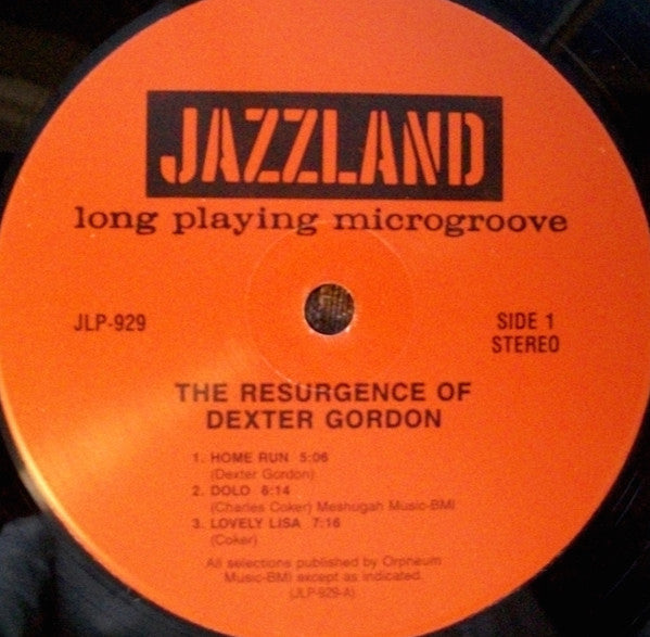 Dexter Gordon - The Resurgence Of Dexter Gordon (Vinyl, LP, Album, ...