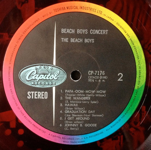 The Beach Boys - Concert (Vinyl, LP, Album, Stereo)