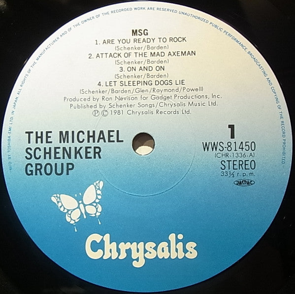 The Michael Schenker Group - MSG (Vinyl, LP, Album, Limited Edition)