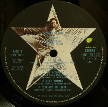 Ringo Starr - Ringo = リンゴ (Vinyl, LP, Album, Stereo)