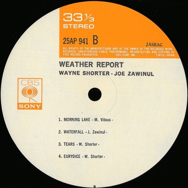Weather Report - Weather Report (Vinyl, LP, Album, Reissue) Very Good Plus (VG+) / Good (G)