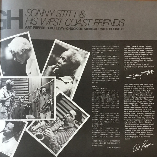 Sonny Stitt & His West Coast Friends - Groovin' High (Vinyl, LP)