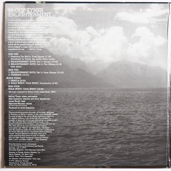 McCoy Tyner - Enlightenment (2xVinyl, LP, Album) Good Plus (G+) / Good Plus (G+)