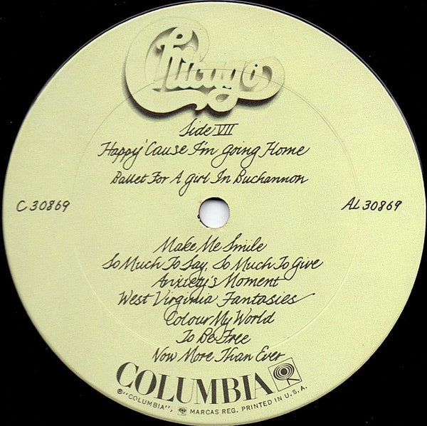 Chicago (2) - Chicago At Carnegie Hall (Volumes I, II, III And IV) (4xVinyl, Box Set, LP, Album, Stereo) Very Good (VG) / Good Plus (G+)