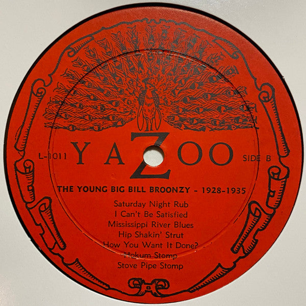 Big Bill Broonzy - The Young Big Bill Broonzy 1928-1936 (Vinyl, LP, Compilation, Reissue) Good Plus (G+) / Very Good (VG)