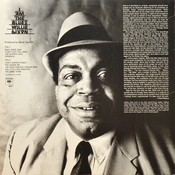 Willie Dixon - I Am The Blues (Vinyl, LP, Album, Reissue, Stereo) Near Mint (NM or M-) / Near Mint (NM or M-)