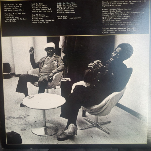 Junior Wells - Live Recording At Yuhbin-Chokin Hall On March-1975 (2xVinyl, LP) Very Good Plus (VG+) / Good Plus (G+)