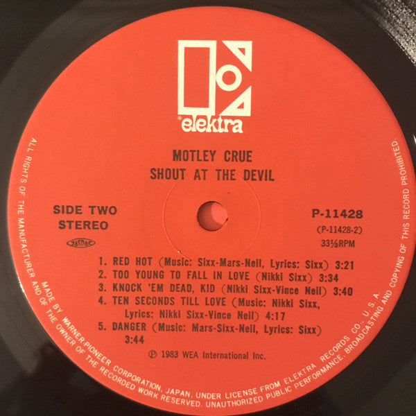 Mötley Crüe - Shout At The Devil (Vinyl, LP, Album)
