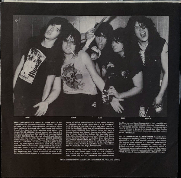 Testament (2) - The Legacy (Vinyl, LP, Album) Near Mint (NM or M-) / Very Good Plus (VG+)