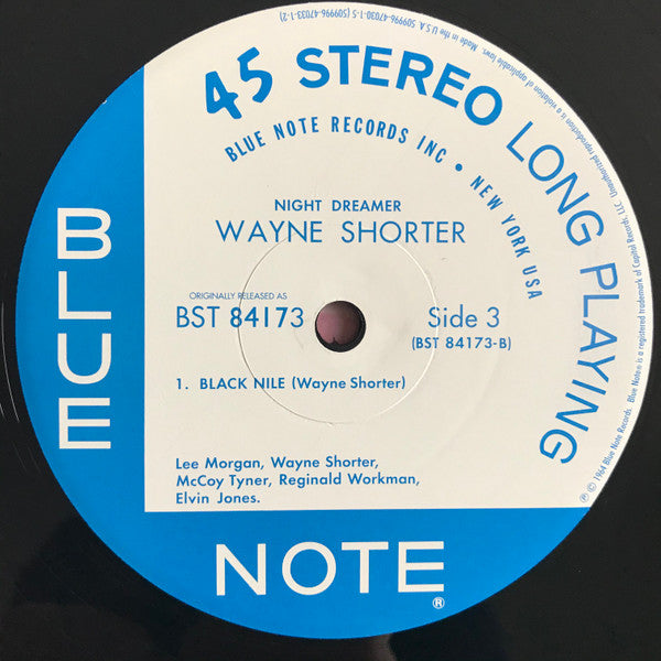 Wayne Shorter - Night Dreamer (2xVinyl, 12", 45 RPM, Album, Limited Edition, Numbered, Reissue, Stereo) Very Good Plus (VG+) / Near Mint (NM or M-)