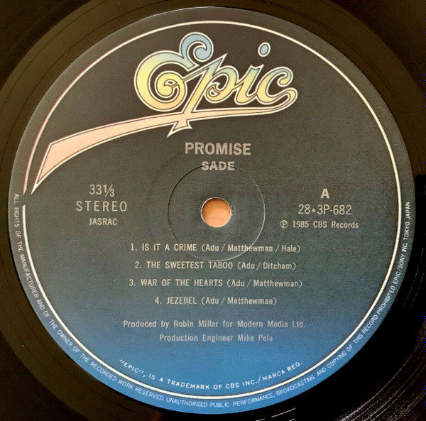 Sade - Promise (Vinyl, LP, Album)