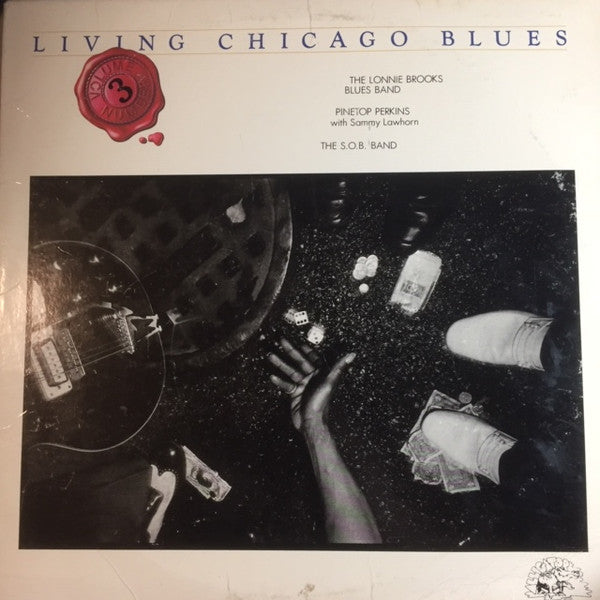 Various - Living Chicago Blues Volume Number 3 (Vinyl, LP, Compilation, Repress, Stereo) Very Good (VG) / Very Good (VG)