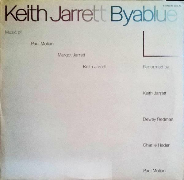 Keith Jarrett - Byablue (Vinyl, LP, Album) Very Good Plus (VG+) / Very Good Plus (VG+)