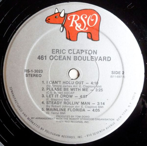 Eric Clapton - 461 Ocean Boulevard (Vinyl, LP, Album, Reissue)
