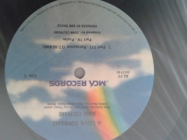 John Coltrane - A Love Supreme (Vinyl, LP, Album, Reissue) Very Good (VG) / Very Good Plus (VG+)