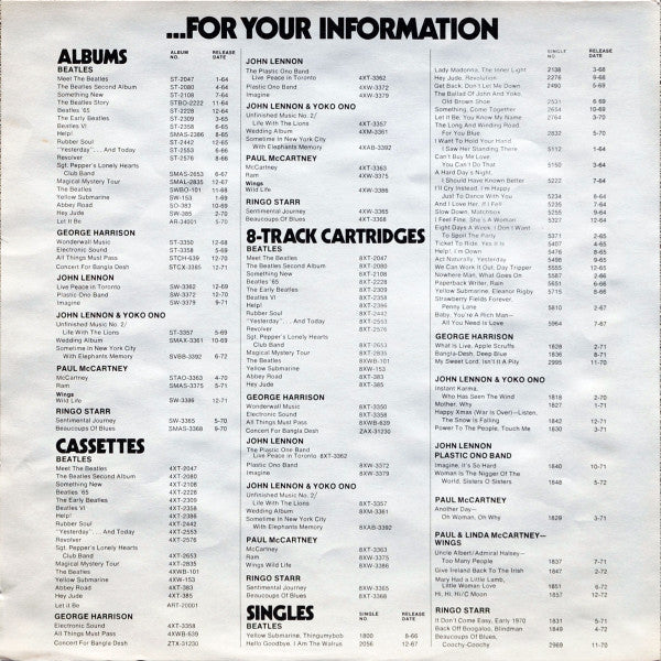 The Beatles - 1962-1966 (Vinyl, LP, Compilation)