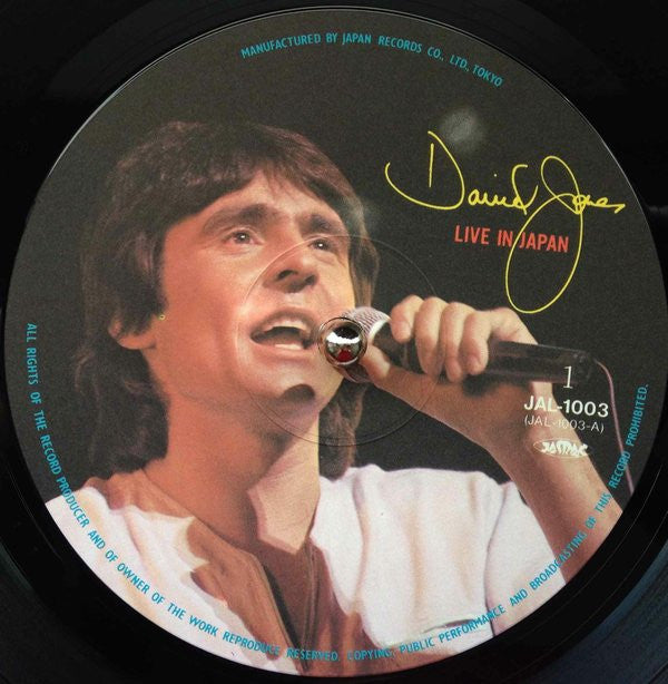 Davy Jones - Live In Japan (Vinyl, LP, Album) Very Good Plus (VG+) / Very Good Plus (VG+)
