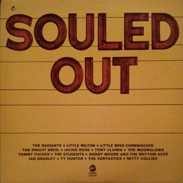 Various - Souled Out (Vinyl, LP, Album, Compilation, Stereo, Mono) Very Good Plus (VG+) / Very Good (VG)