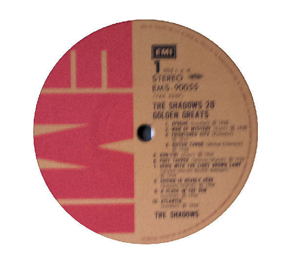 The Shadows - The Shadows 20 Golden Greats (Vinyl, LP, Compilation) Very Good Plus (VG+) / Very Good Plus (VG+)
