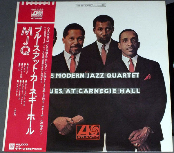 The Modern Jazz Quartet - Blues At Carnegie Hall (Vinyl, LP, Album, Stereo) Very Good Plus (VG+) / Very Good Plus (VG+)