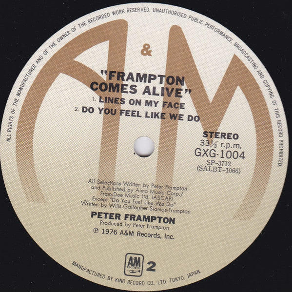 Peter Frampton - Frampton Comes Alive! (Vinyl, LP, Album)