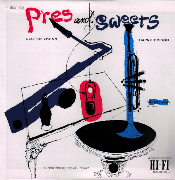 Lester Young - Pres & Sweets (Vinyl, LP, Album, Limited Edition, Reissue, Mono) Near Mint (NM or M-) / Very Good Plus (VG+)