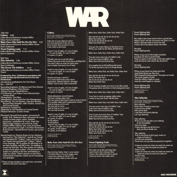 War - Galaxy (Vinyl, LP, Album)