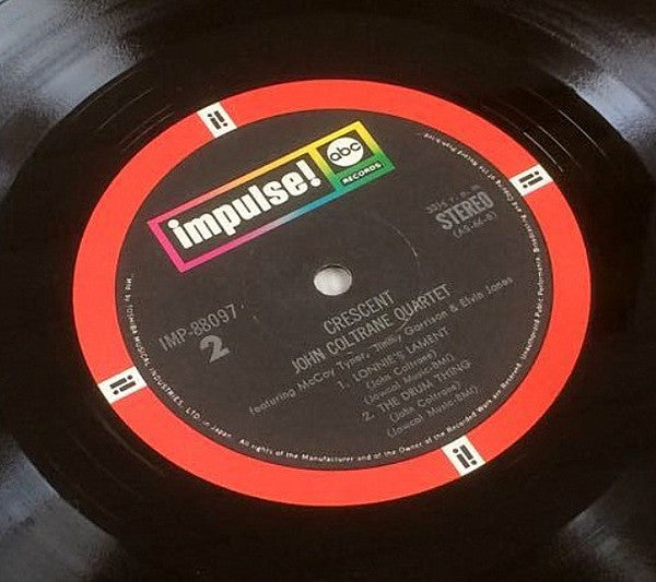The John Coltrane Quartet - Crescent (Vinyl, LP, Album, Reissue, St...