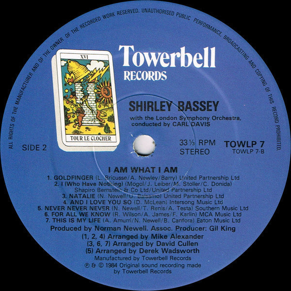 Shirley Bassey - I Am What I Am (Vinyl, LP, Album, Stereo) Very Good Plus (VG+) / Very Good Plus (VG+)